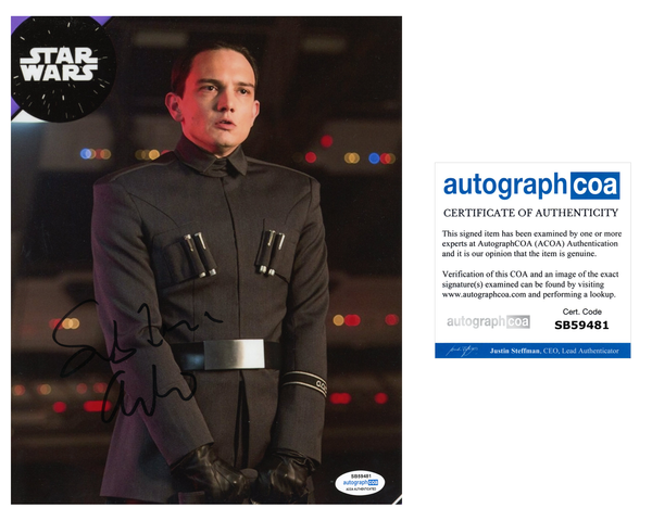 Sebastian Armesto Star Wars Signed Autograph 8x10 Photo ACOA