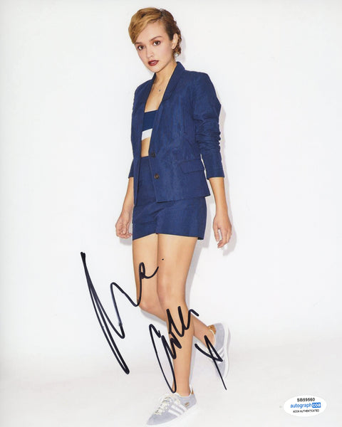 Olivia Cooke Sexy Signed Autograph 8x10 Photo ACOA