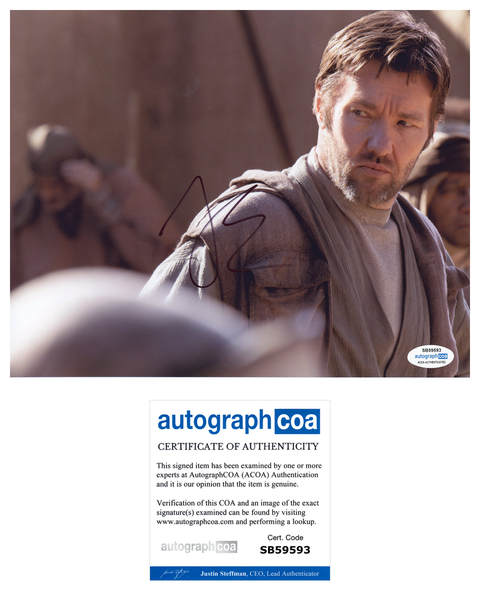 Joel Edgerton Obi Wan Signed Autograph 8x10 Photo ACOA