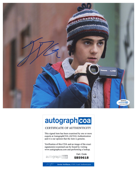 Jack Dylan Grazer Shazam Signed Autograph 8x10 Photo ACOA