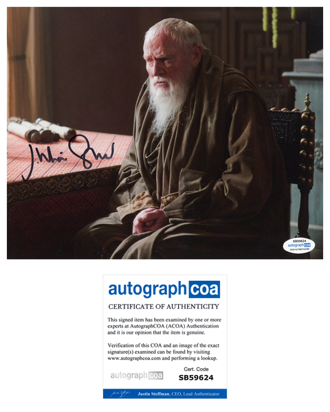 Julian Glover Game of Thrones Signed Autograph 8x10 Photo ACOA