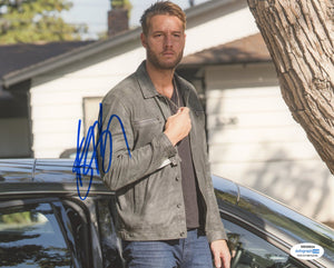 Justin Hartley This is Us Signed Autograph 8x10 Photo ACOA