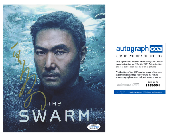 Takehiro Hira The Swarm Signed Autograph 8x10 Photo ACOA