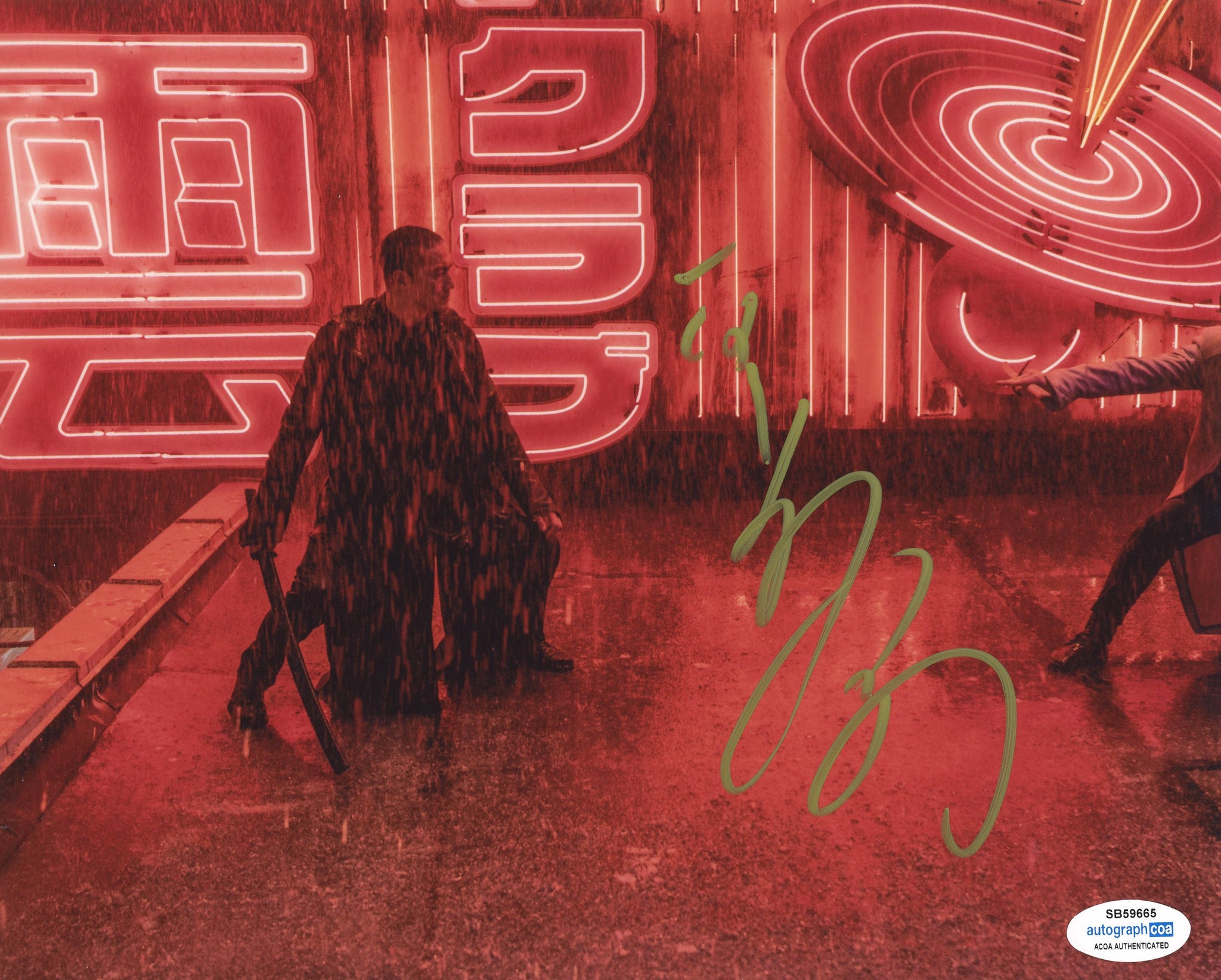 Takehiro Hira Snake Eyes Signed Autograph 8x10 Photo ACOA