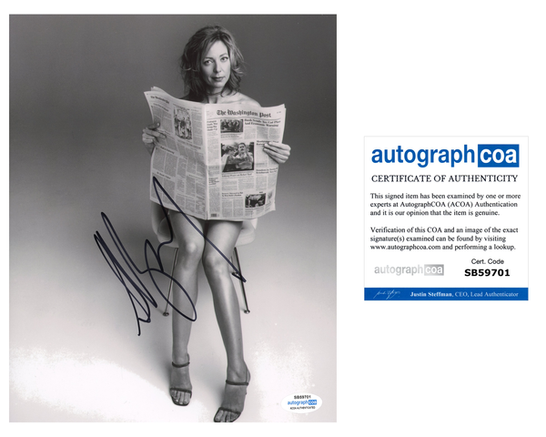 Allison Janney Sexy Signed Autograph 8x10 Photo ACOA