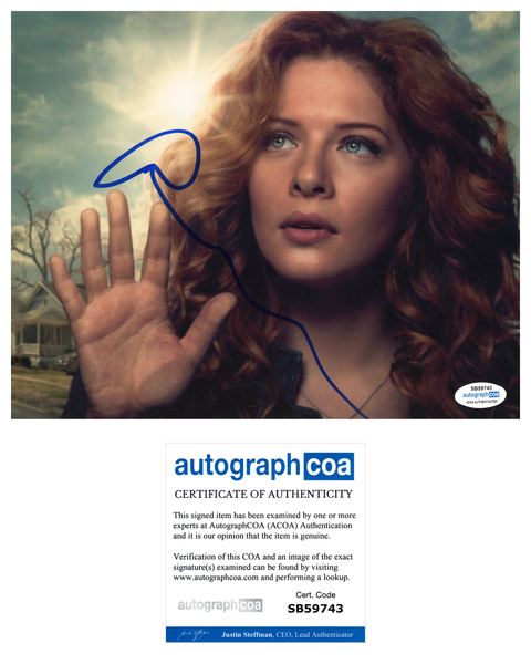 Rachelle Lefevre Under the Dome Signed Autograph 8x10 Photo ACOA