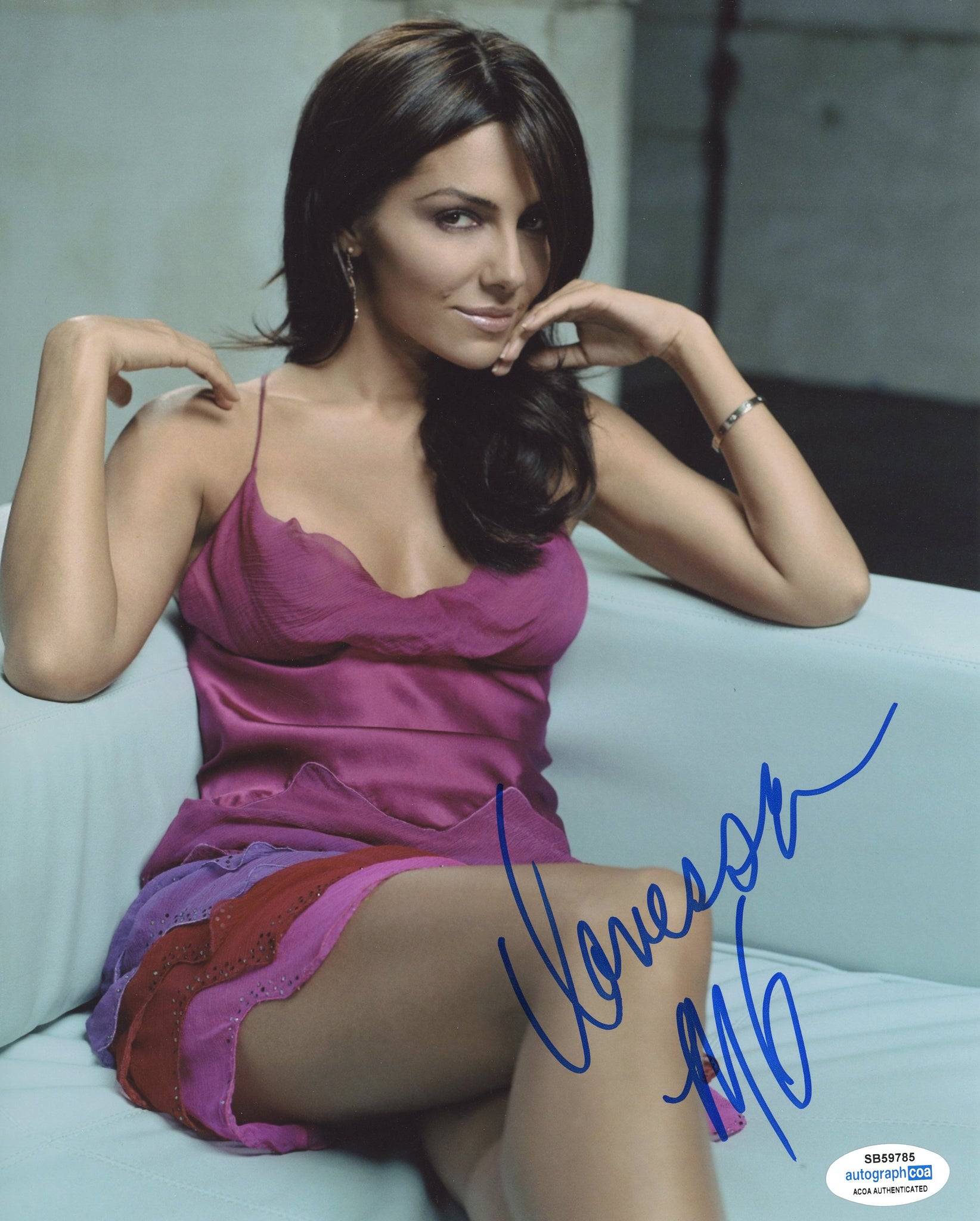 Vanessa Marcil Sexy Signed Autograph 8x10 Photo ACOA