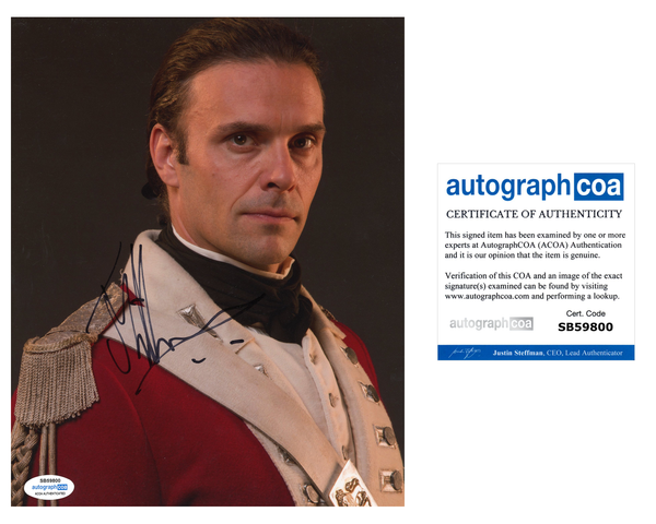 Joseph Millson Outlander Signed Autograph 8x10 Photo ACOA