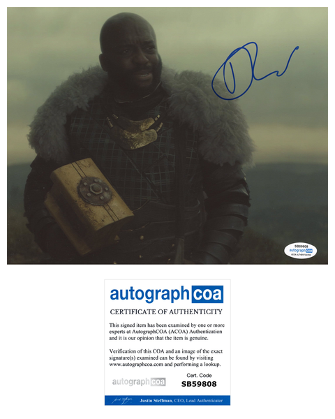 Deobia Oparei Loki Signed Autograph 8x10 Photo ACOA