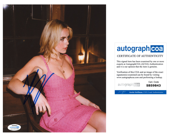 Kiernan Shipka Sexy Signed Autograph 8x10 Photo ACOA