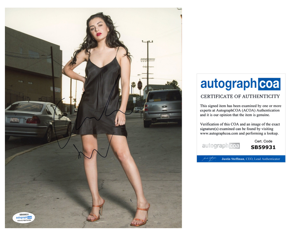 Charlie XCX Sexy Signed Autograph 8x10 Photo ACOA | Outlaw Hobbies ...