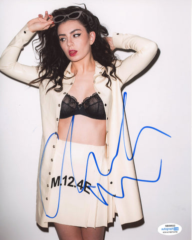 Charlie XCX Sexy Signed Autograph 8x10 Photo ACOA