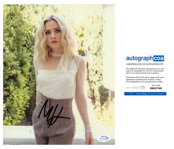 Maddie Hasson Sexy Signed Autograph 8x10 Photo ACOA
