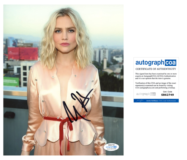 Maddie Hasson Sexy Signed Autograph 8x10 Photo ACOA