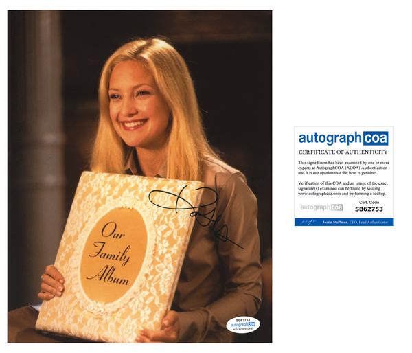 Kate Hudson How to Lose a Guy Signed Autograph 8x10 Photo ACOA