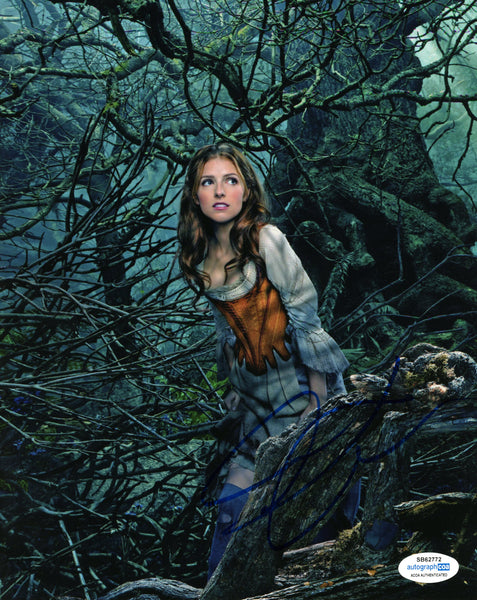 Anna Kendrick Into the Woods Signed Autograph 8x10 Photo ACOA