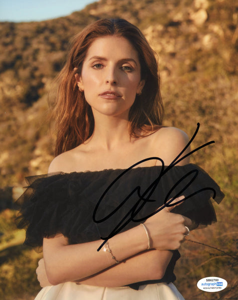 Anna Kendrick Sexy Signed Autograph 8x10 Photo ACOA