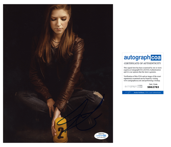 Anna Kendrick Pitch Perfect Signed Autograph 8x10 Photo ACOA