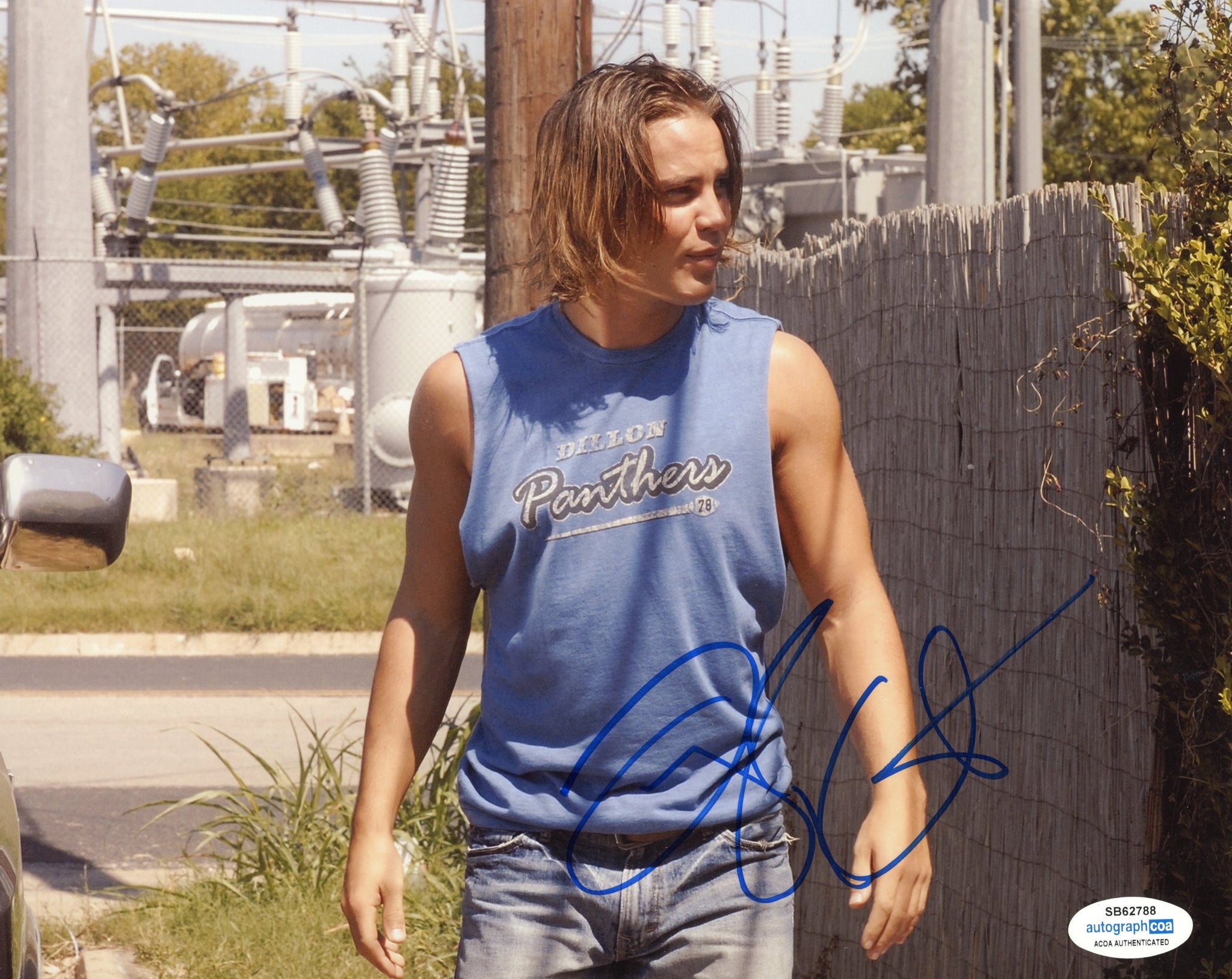 Taylor Kitsch Friday Night Lights Signed Autograph 8x10 Photo ACOA