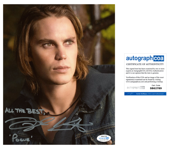 Taylor Kitsch The Covenant Signed Autograph 8x10 Photo ACOA