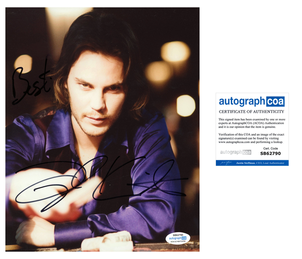 Taylor Kitsch X-men Gambit Signed Autograph 8x10 Photo ACOA