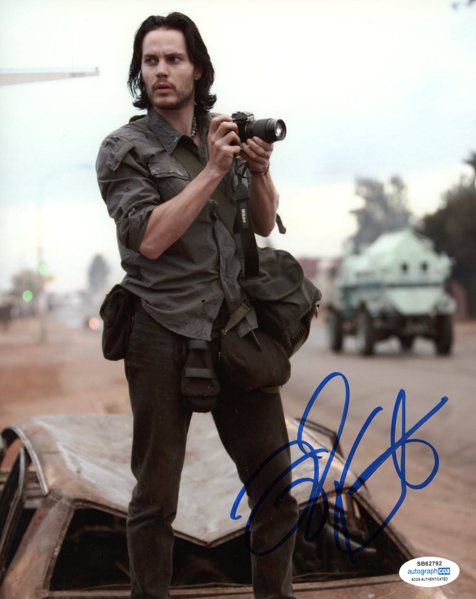 Taylor Kitsch Bang Bang Club Signed Autograph 8x10 Photo ACOA