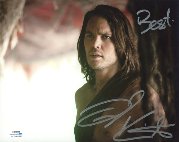 Taylor Kitsch John Carter Signed Autograph 8x10 Photo ACOA