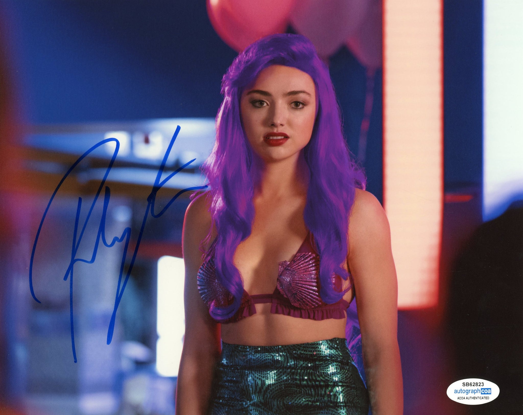 Peyton List Sexy Cobra Kai Signed Autograph 8x10 Photo ACOA