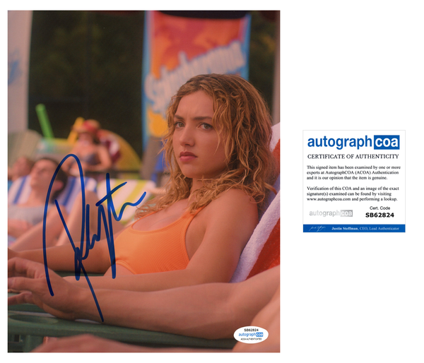 Peyton List Sexy Cobra Kai Signed Autograph 8x10 Photo ACOA