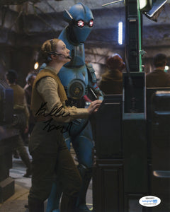 Billie Lourd Star Wars Signed Autograph 8x10 Photo ACOA