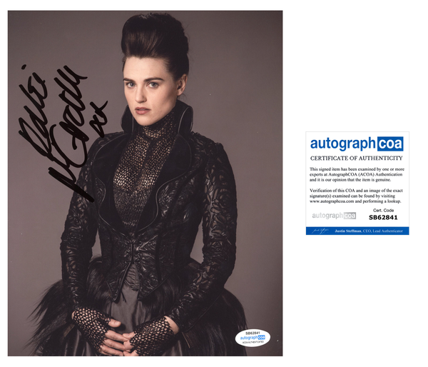 Katie McGrath Frontier Signed Autograph 8x10 Photo ACOA