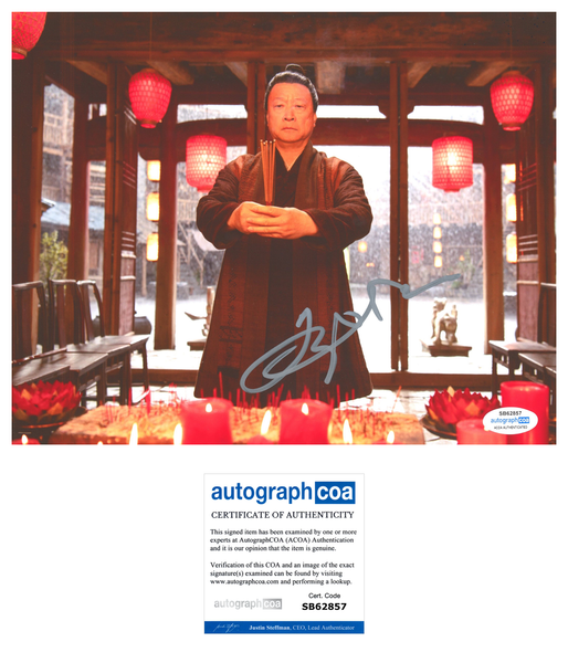 Tzi Ma Mulan Signed Autograph 8x10 Photo ACOA