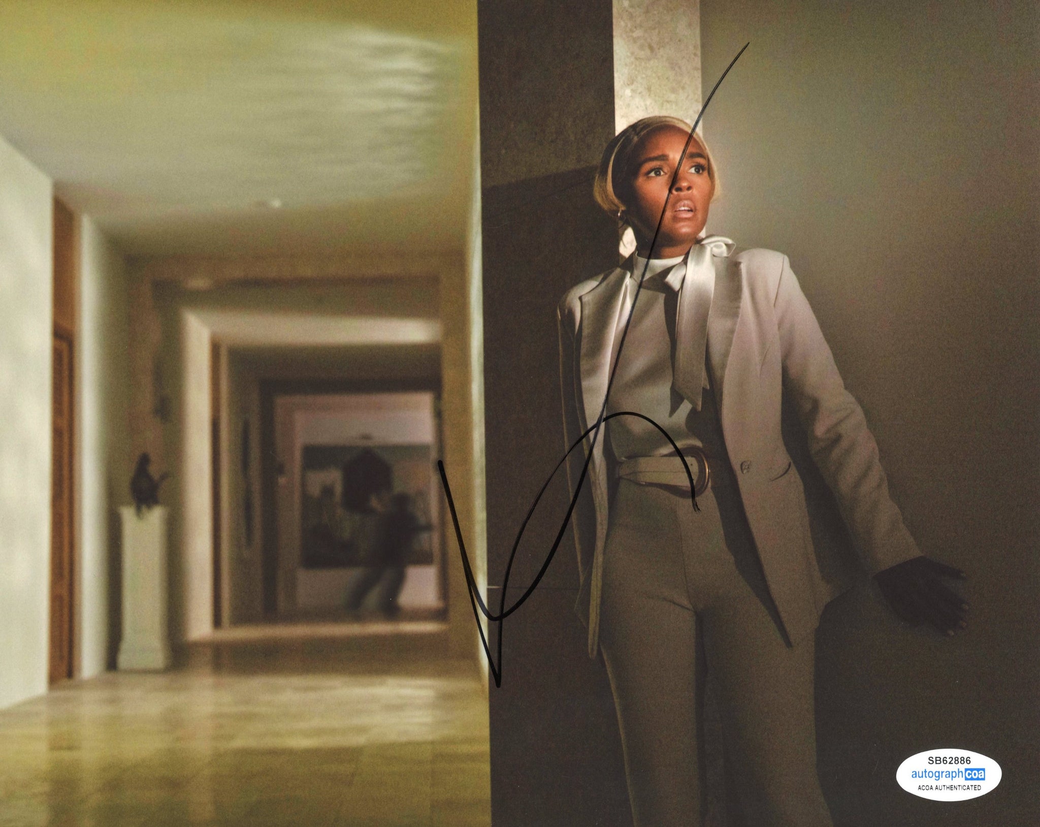 Janelle Monae Knives Out Signed Autograph 8x10 Photo ACOA