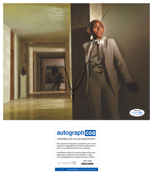 Janelle Monae Knives Out Signed Autograph 8x10 Photo ACOA