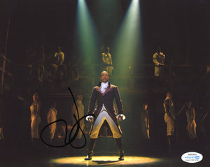 Leslie Odom Jr Hamilton Signed Autograph 8x10 Photo ACOA