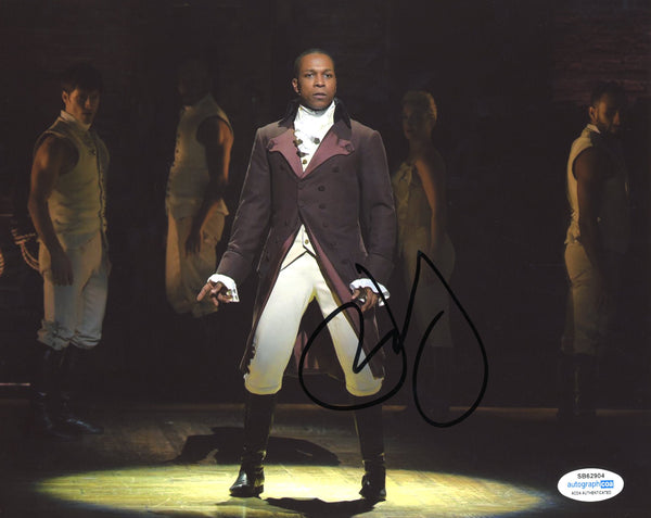 Leslie Odom Jr Hamilton Signed Autograph 8x10 Photo ACOA