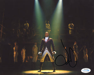 Leslie Odom Jr Hamilton Signed Autograph 8x10 Photo ACOA