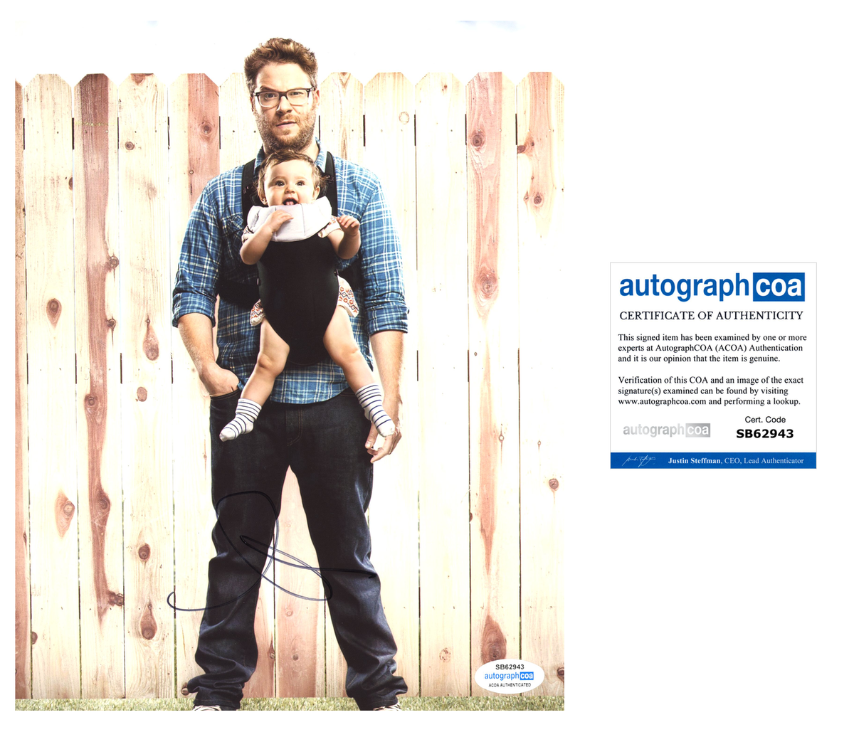 Seth Rogen Neighbors Signed Autograph 8x10 Photo ACOA | Outlaw Hobbies ...