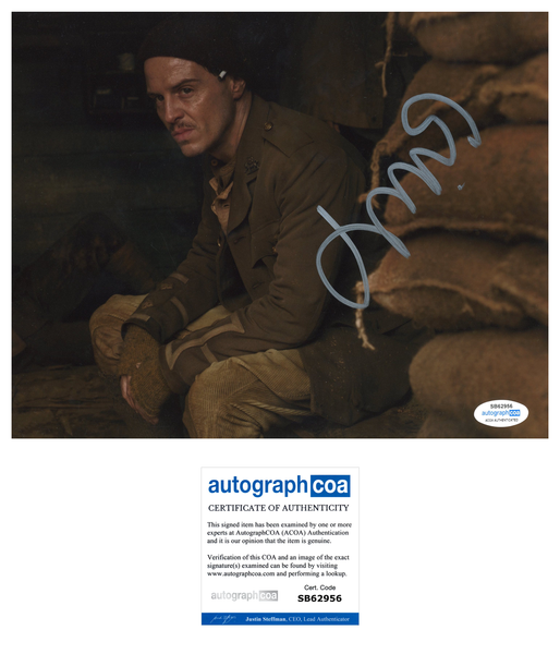 Andrew Scott 1917 Signed Autograph 8x10 Photo ACOA
