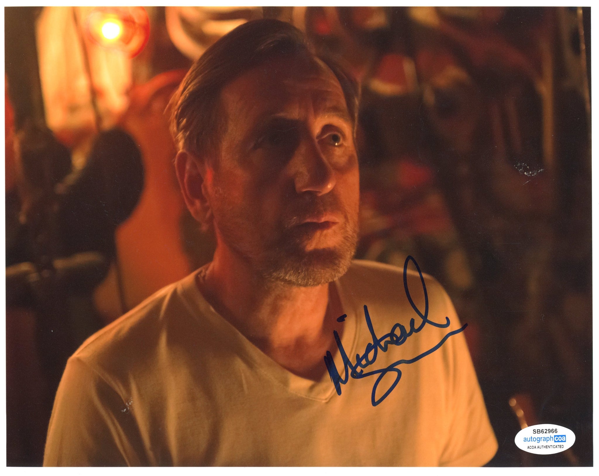 Michael Smiley Black Sea Signed Autograph 8x10 Photo ACOA