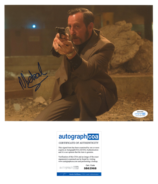 Michael Smiley Free Fire Signed Autograph 8x10 Photo ACOA