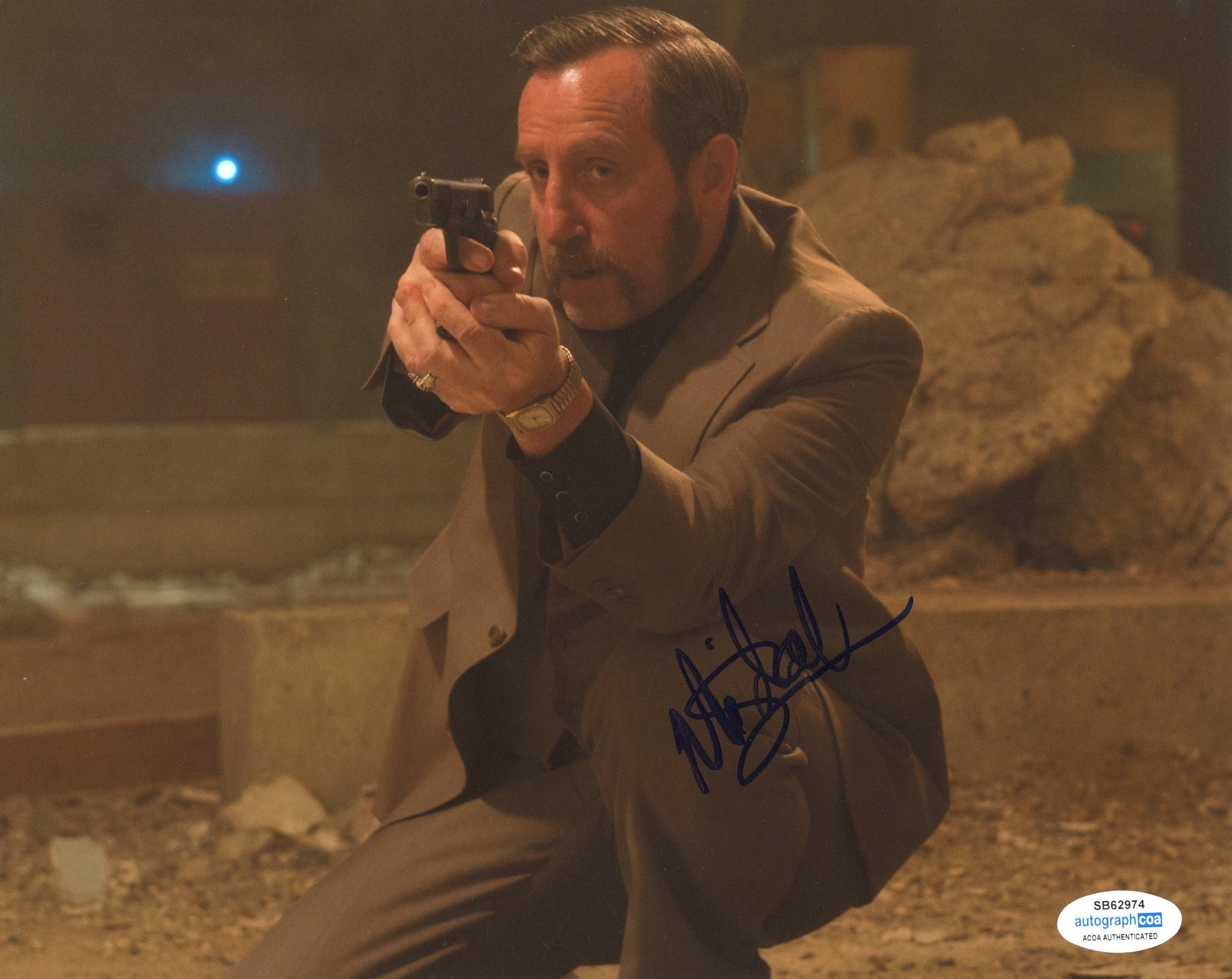 Michael Smiley Free Fire Signed Autograph 8x10 Photo ACOA