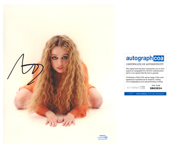 Aimee Lou Wood Sexy Signed Autograph 8x10 Photo ACOA
