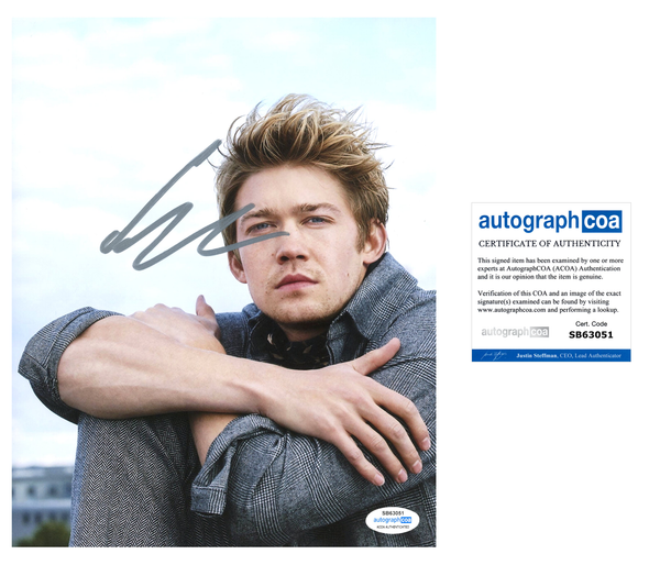 Joe Alwyn Signed Autograph 8x10 Photo ACOA