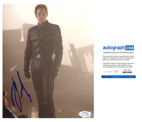 Shawn Ashmore X-Men Signed Autograph 8x10 Photo ACOA