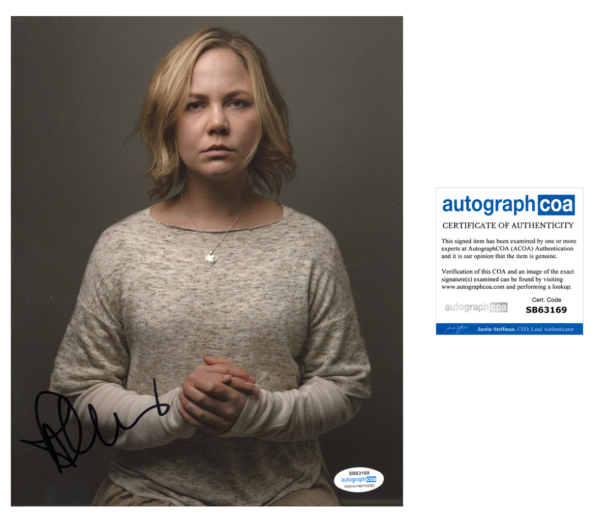Adelaide Clemens Sexy Signed Autograph 8x10 photo ACOA Outlaw Hobbies