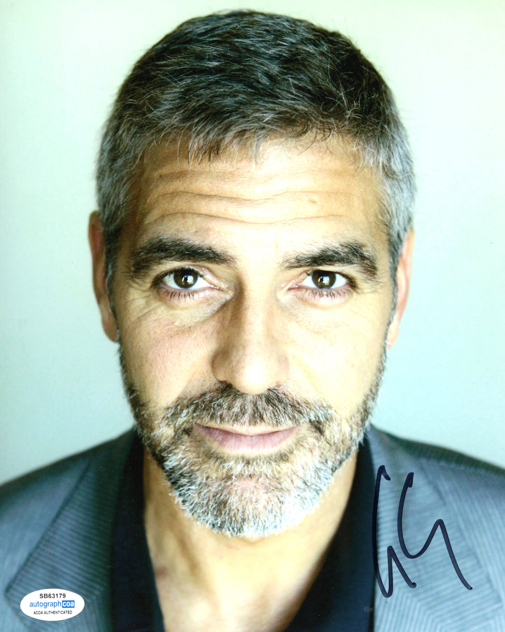 George Clooney Signed Autograph 8x10 Photo ACOA