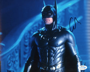 George Clooney Batman & Robin Signed Autograph 8x10 Photo ACOA