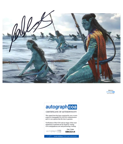 Cliff Curtis Avatar Way of Water Signed Autograph 8x10 Photo ACOA