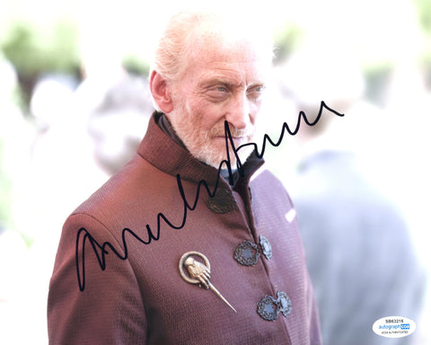 Charles Dance Game of Thrones Signed Autograph 8x10 Photo ACOA